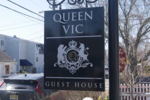 Queen Vic Front Sign